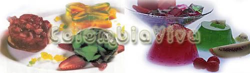 gelatinas de frutas