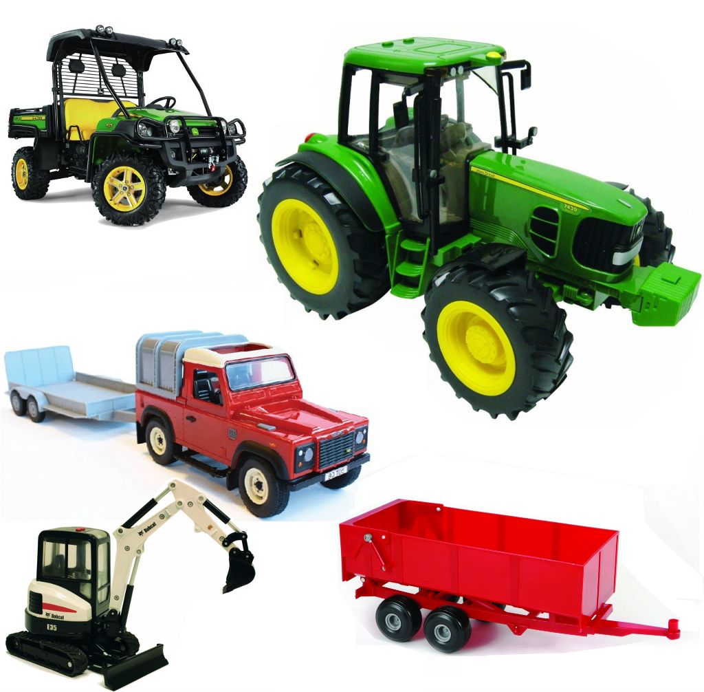 Britains Big Farm Toy Tractor with Lights & Sounds 116 Model John