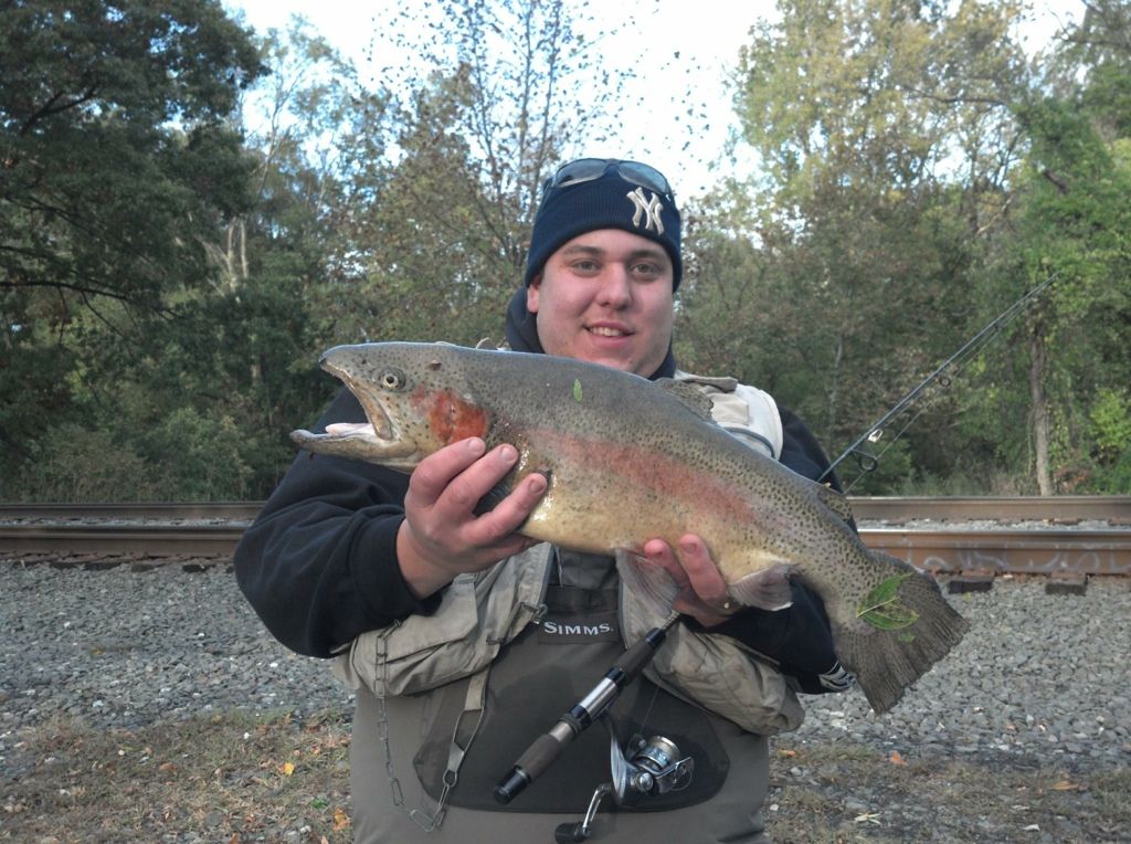 Slob rainbow trout!! New Jersey Hunters