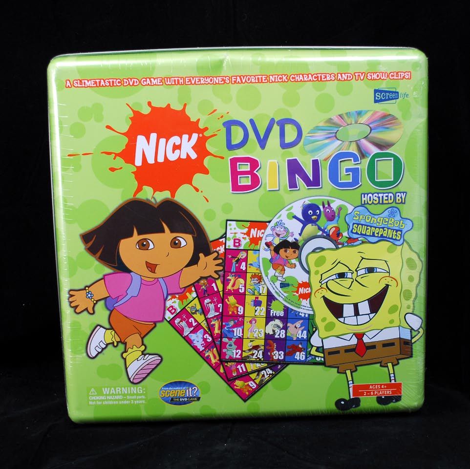 Nickelodeon Nick Dvd Bingo Game Hosted By Spongebob