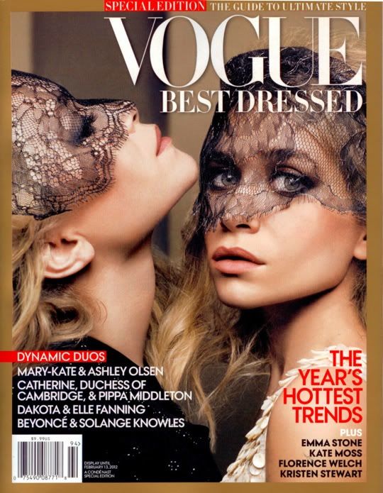 Mary Kate Ashley Olsen Go Glam for Vogue Magazine