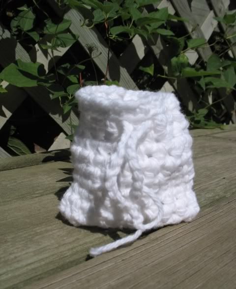 Crochet White Soap Saver