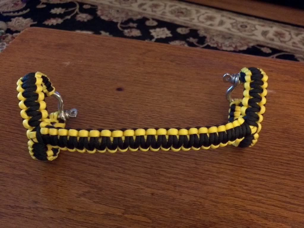 How to make paracord jeep grab handles #4