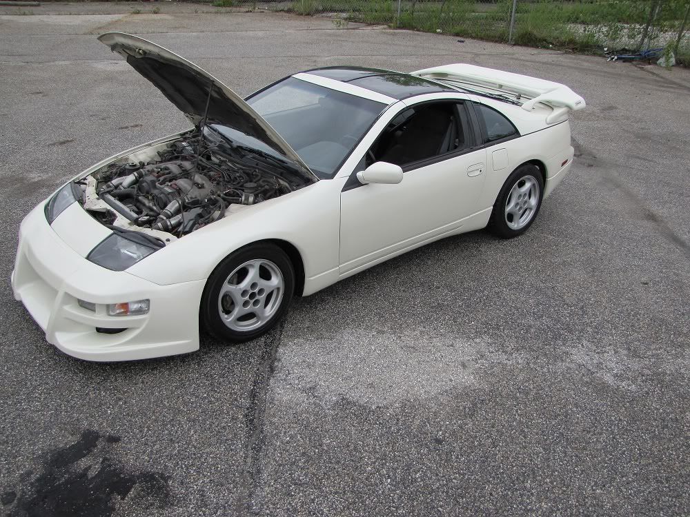 Nissan 300zx pearl white paint #8
