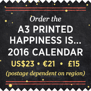 Happiness is... 2016 Calendar - Order the A3 Printed Calendar Happiness is... 2016 Calendar - Order the A3 Printed Calendar