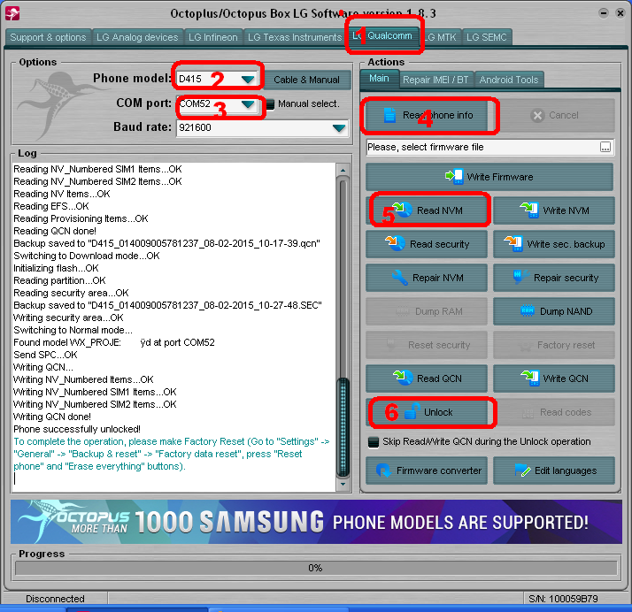 diygsmtricks: Lg-d415 locked T-mobile unlock by octupos box