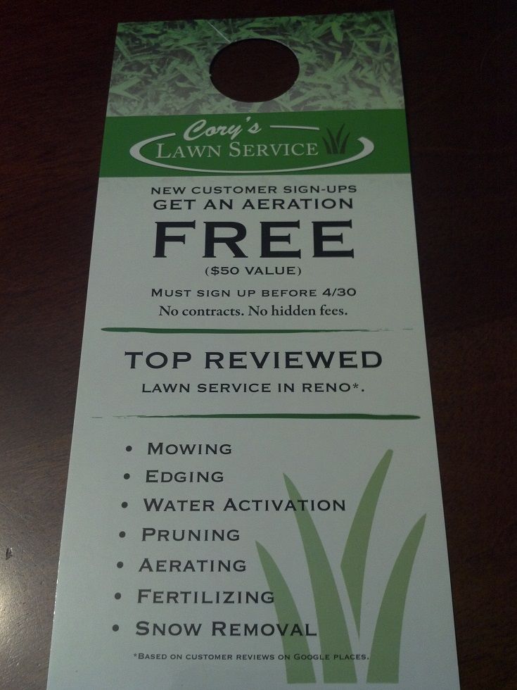 What Is The Best Call To Action Door Hanger Lawnsite