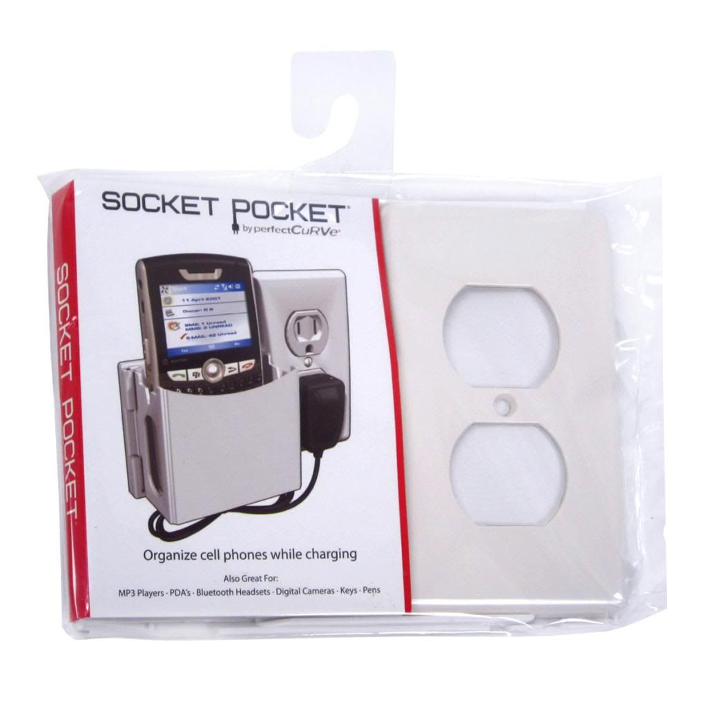 Duplex Socket Pocket by Perfect Curve Cell Phone Charging Station