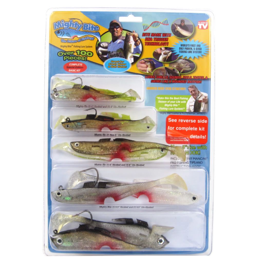 MIGHTY BITE 5Sense Fishing Lure System 100pcs! Fresh or Saltwater AS SEEN ON TV eBay