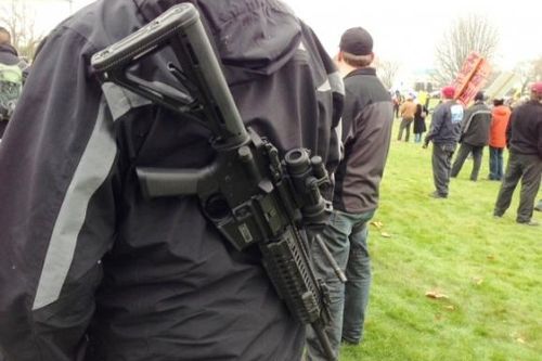 Individual exercising 2nd Amendment Individual exercising 2nd Amendment