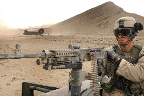 U.S. Military - Heavy arms Machine gun U.S. Military - Heavy arms Machine gun