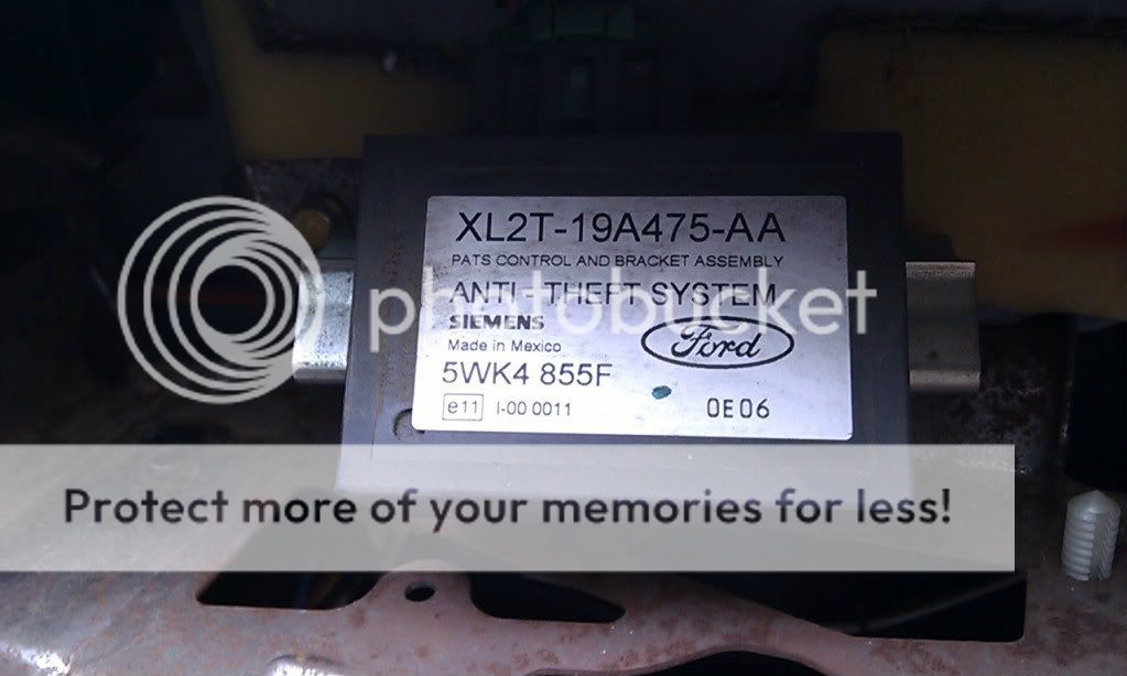 2002 Ford explorer central security module location #3