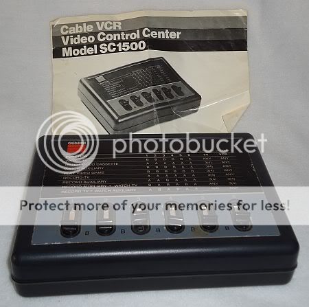 Cable VCR DVD Video Control Center Model SC 1500 Untest  