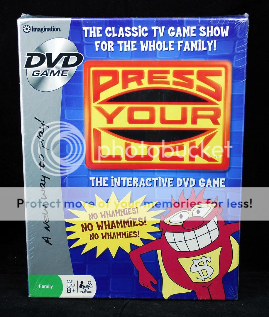 Press Your Luck The Interactive DVD Game,No Whammies! Classic TV Game Show