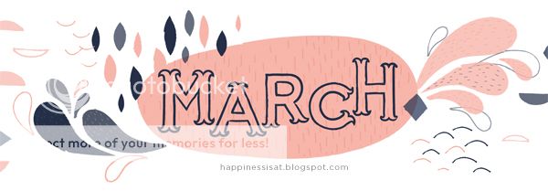Happiness is... free custom designed and illustrated March 2014 calendar and planner printable!