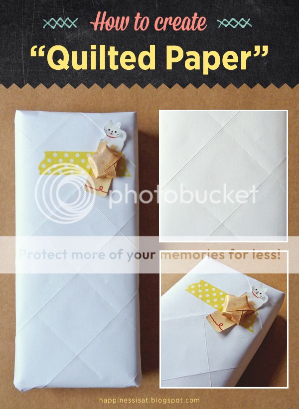 Paper Folding Tutorial: Get the "Quilted Paper" Look