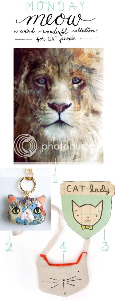 Monday Meow - a weird and wonderful collection of cat themed items