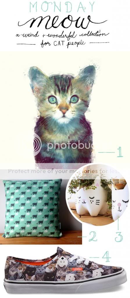 Monday Meow - a weird and wonderful collection of cat themed items