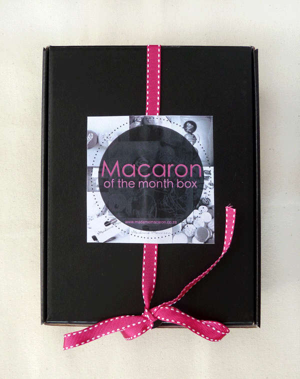 Happiness is... yummy goodies from Madame Macaron +  Macaron of the Month boxes