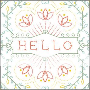 'Hello' Vector Illustration
