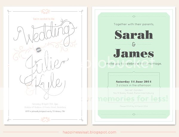 Wedding stationery themes for affordable, ready made, semi custom wedding stationery!