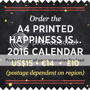 Happiness is... 2016 Calendar - Order the A4 Printed Calendar