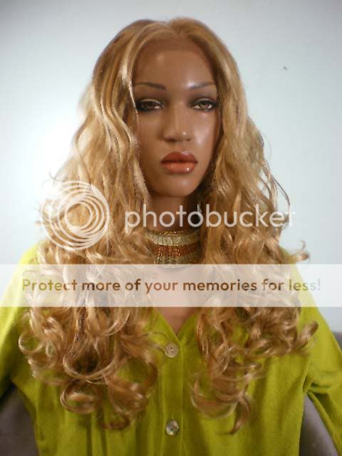 Lace Front No Shed Invisible Hairline Drag Wig Blonde