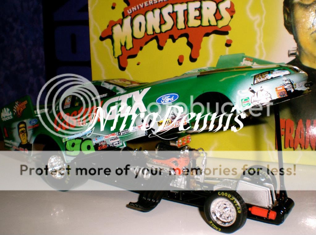 NHRA JOHN FORCE 124 Funny Car MONSTERS Frankenstein  