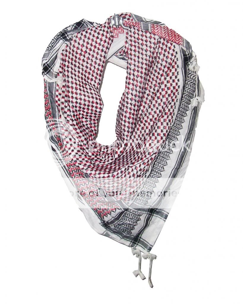 Made in Palestine Keffiyeh Kufia Shemagh Muslim Arab Scarf Kufiye