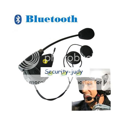 Motorcycle Helmet Bluetooth Headset Intercom FM Radio
