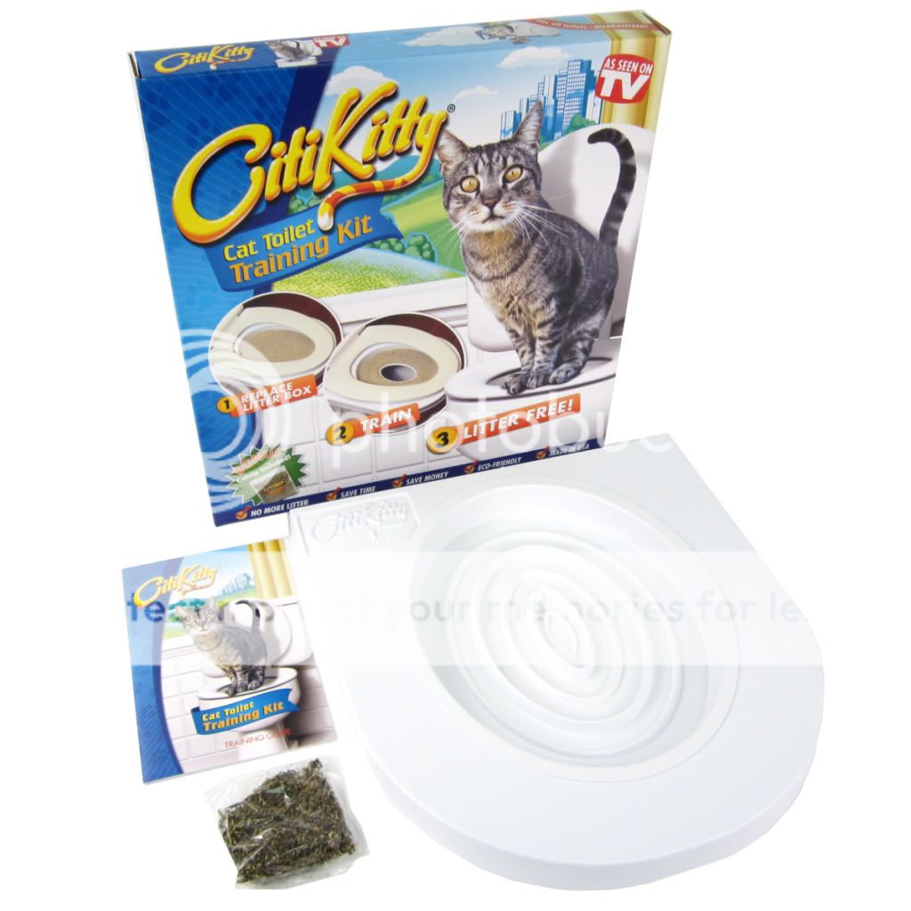 Citikitty Cat Toilet Training Kit Save Money No More Litter as Seen on